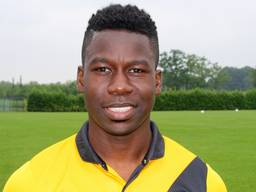 Jeffrey Sarpong in het shirt van NAC Breda