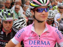 Marianne Vos in de roze trui