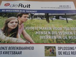 Een folder met de plannen voor de 'Ruit om Eindhoven'