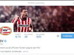 Twitteraccount @PSV