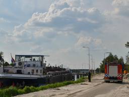 Brand op brandstoftanker in Tilburg. (foto: Jack Brekelmans/Persburo-BMS)