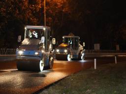 Ongeluksbocht A2 bij Vught aangepakt (foto: Bart Meesters)