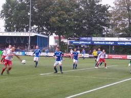 Een moment uit de wedstrijd Kozakken Boys - GVVV