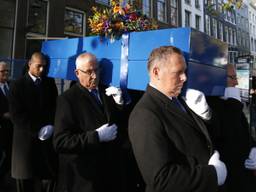 Seth Gaaikema begraven in Amsterdam (foto: ANP)