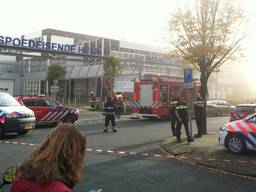 Brand in de nieuwbouw van het verloskundig centrum van het Lievensberg Ziekenhuis in Bergen op Zoom