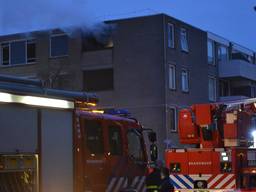 Brand aan de Middellaan in Breda (foto: Perry Roovers / SQ Vision)