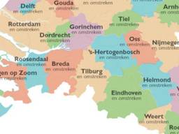 Het 'ideale' Brabant bestaat uit acht gemeenten (beeld: Atlas voor Gemeenten)