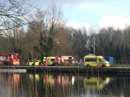 De hulpdiensten waren snel aanwezig (foto: Harrie Grijseels/SQ Vision)