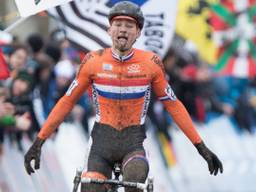 Mathieu van der Poel in de Nederlandse kampioenstrui. (Foto: archief)