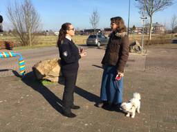 Marleen Goedhart waarschuwt voorbijgangers