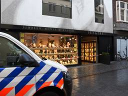 Gewapende overval op juwelier Sengers in centrum Breda