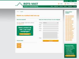 De website van verhuurmakelaar Rots-Vast