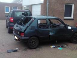 De politie over de ontplofte auto