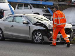 Ongeval op A27 (foto: Marcel van Dorst/SQ Vision)