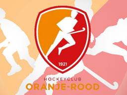 Het logo van Oranje-Rood