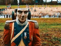 De soldaten van Waterloo staan er triest bij
