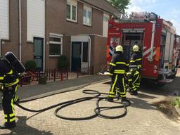 Uitslaande brand in hoekhuis op Norenberg in Veldhoven (Foto: SQ Vision)