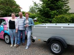 Robert Tink maakt de stichting gelukkig. (Foto: Stichting Kinderdroomwens