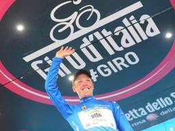 Steven Kruijswijk rijdt vanaf morgen in de bergtrui van de Giro
