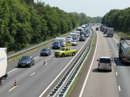 Ongelukken op de A67 zorgden voor files (Foto: AS Media)