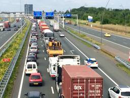 De meeste verkeersopstoppingen in Brabant zijn in en rondom Eindhoven (foto: Omroep Brabant)