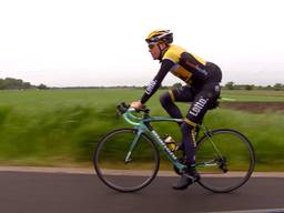 Steven Kruijswijk aan het trainen