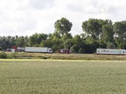 Ongeval A59. (foto: Marcel van Dorst/SQ Vision)