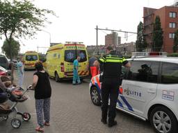 Tijdens het barbecuen raakten drie mensen gewond (foto: Harrie Grijseels/SQVision).