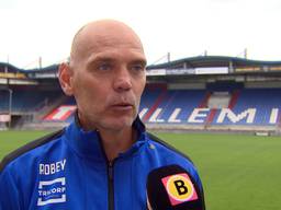 Trainer Jurgen Streppel heeft een Ghanese spits bij zijn groep