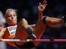 Nadine Broersen kwam bij het hoogspringen over een hoogte van 1,86 meter. (Foto: ANP).