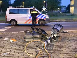 Er was geen ander verkeer bij het ongeluk betrokken. (Foto: Jules Vorselaars/JV Media).