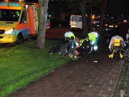 Meisje raakt gewond na val met scooter (foto: FPMB/Marvin Doreleijers).