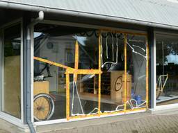 Bike Passion slachtoffer ramkraak in Almkerk. (foto: FPMB)