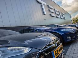 Tesla in Tilburg (foto: Rob Engelaar/Infocus).