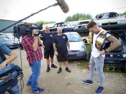 Opnames van de realityserie over Nieky Holzken (foto: ANP)