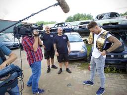 Opnames van de realityserie over Nieky Holzken (foto: ANP)