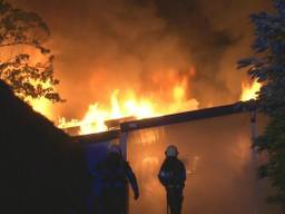 Het chalet in Schijndel brandde uit 