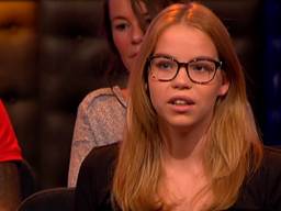 Melissa van Schaik deed woensdag haar verhaal in het tv-programma Pauw (beeld: Pauw)