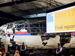 De reconstructie van toestel MH17 (foto: ANP)
