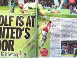 De Daily Mirror over Manchester United - PSV