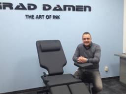 Grad Damen opent eigen tattooshop 