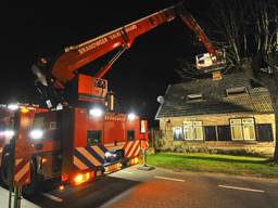 Brand in Riethoven (foto: SQ Vision)