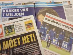 Een selectie van PSV-koppen in de Nederlandse kranten. 