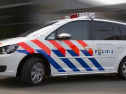 De politie achtervolgde de man.