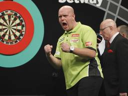 Michael van Gerwen liet zich weer gelden. (Foto: Lawrence Lustig/PDC)