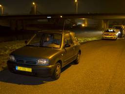 Een koerier werd overvallen op Nijverheidsweg in Oosterhout. (Foto:Marcel van Dorst/SQ Vision )