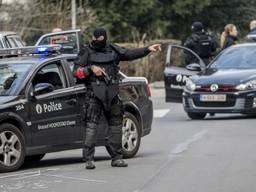 Beveiliging in Brussel na de aanslagen. (Foto: ANP)