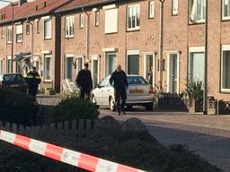 Agenten met getrokken pistolen in Schadewijk Oss