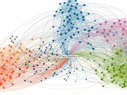 Een vorm van datawetenschap: hoe iemand op LinkedIn is verbonden met anderen (foto: Paul Downey).