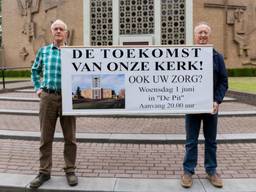 Problemen bij de kerk in Overloon. (foto: Albert Hendriks)